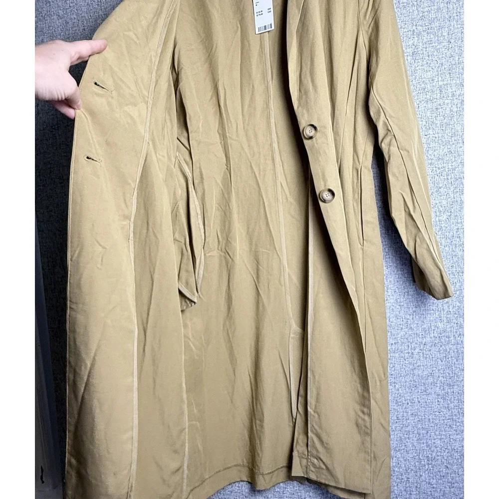 ASTR the Label Urban Outfitters Khaki Reede Jacket Trench Coat‎ Size Medium NWT